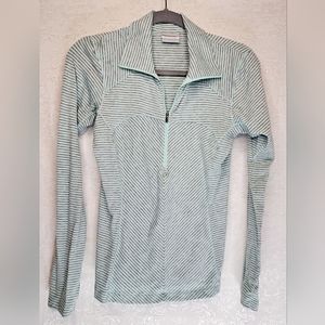 Columbia Dallas Cowboys Golf Club Top XS Teal And GrayStripe Long Sleeve